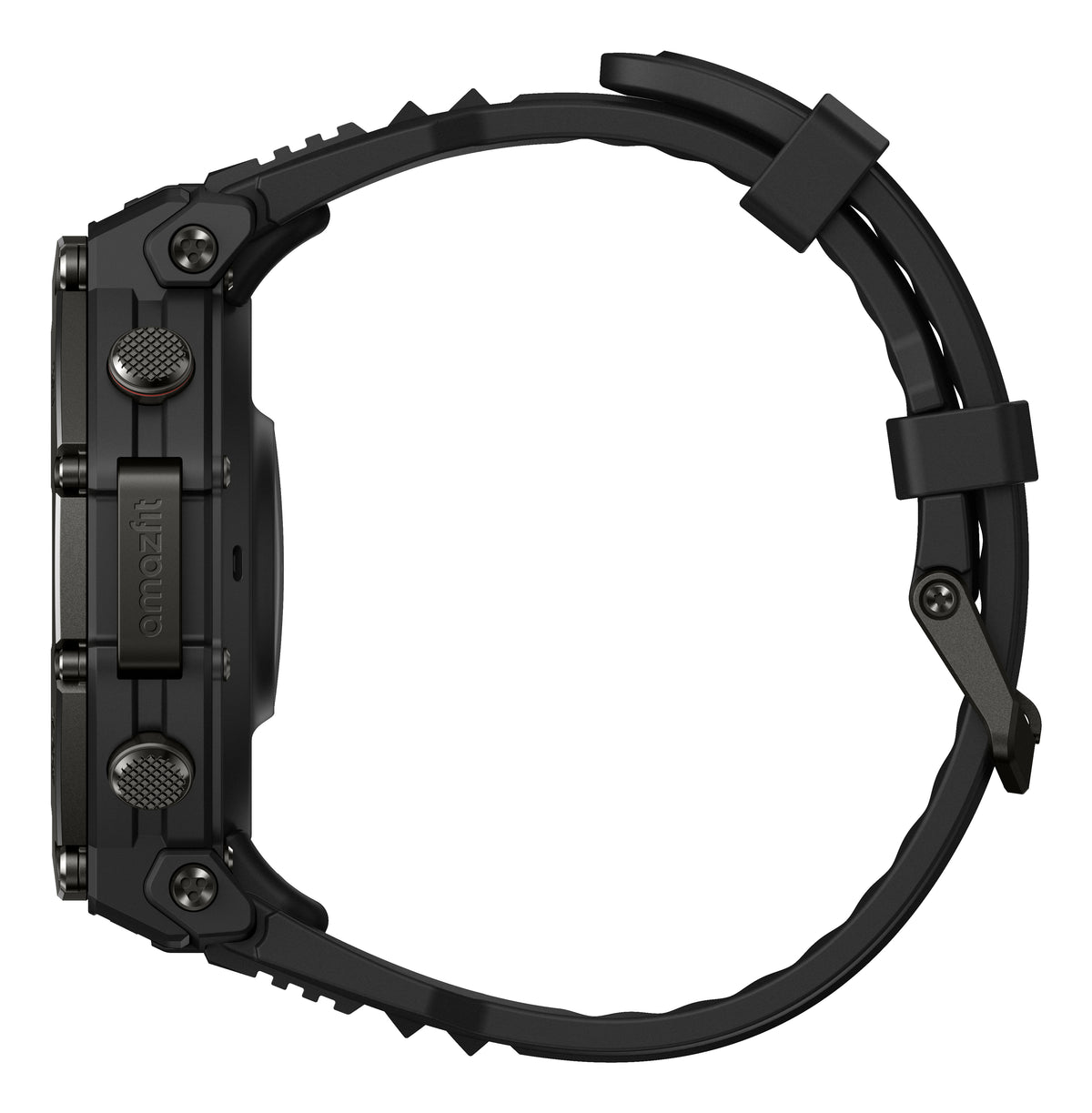 Amazfit T-Rex 3 Pro 48mm Smartwatch - Tactical Black - side profile