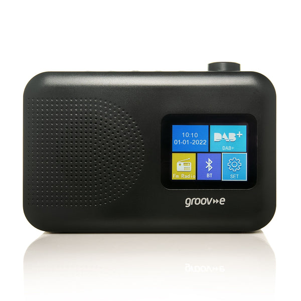 Groov-e Berlin DAB+ and FM Bluetooth Radio Black - official product image