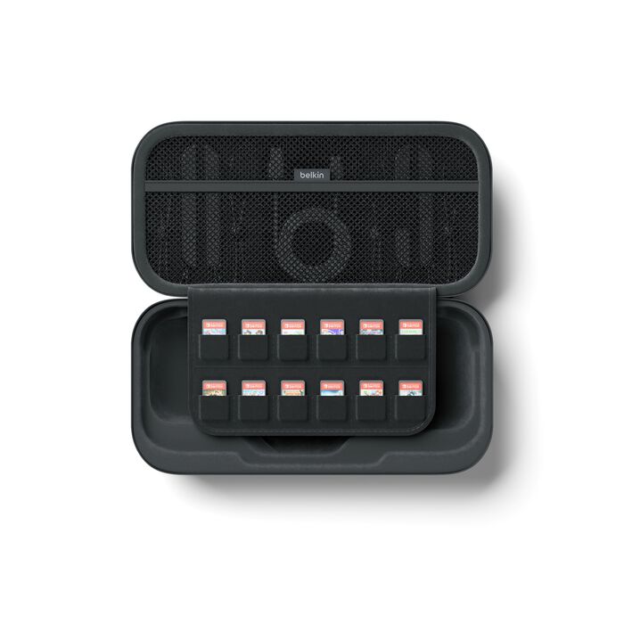 Belkin Gaming Charging Case for Nintendo Switch 2 with 10K Power Bank Charcoal product image