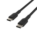 Belkin BoostCharge Braided USB-C to USB-C Cable 60W 1m Black product image