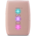 FUJIFILM instax mini Link 3 Smartphone Printer Rose Pink - front view with the LED ring lit
