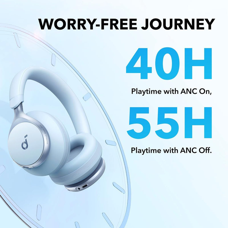 Soundcore Space One Adaptive ANC Headphones - Blue | A3035G31