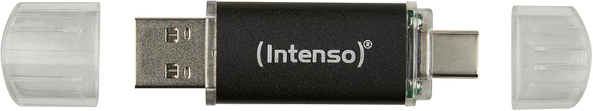Intenso Twist Line 32GB USB 3.2 Dual Flash Drive, USB-C & USB-A - Anthracite - view 4