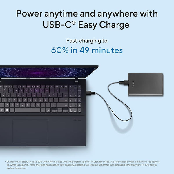 ASUS Vivobook 16 16" WUXGA Copilot+ AI Laptop – Snapdragon X1‑26‑100, 16GB RAM, 512GB SSD | X1607QA‑MB005W