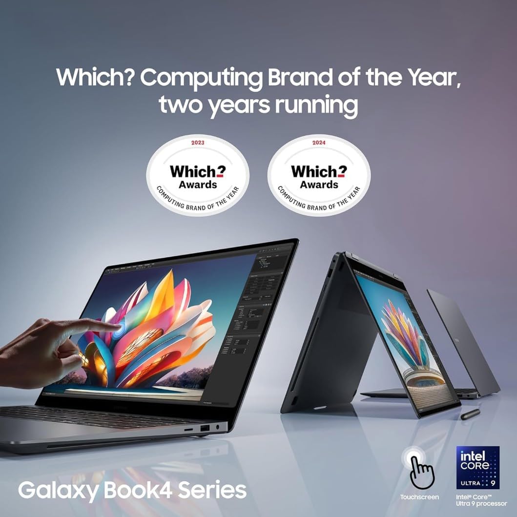 Samsung Galaxy Book4 15.6″ Laptop | Intel Core i5‑1335U, 8 GB RAM, 512 GB SSD – view 3