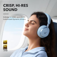 Soundcore Space One Adaptive ANC Headphones - Blue | A3035G31