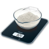 Beurer Kitchen Scale 5 kg Black, clear product view