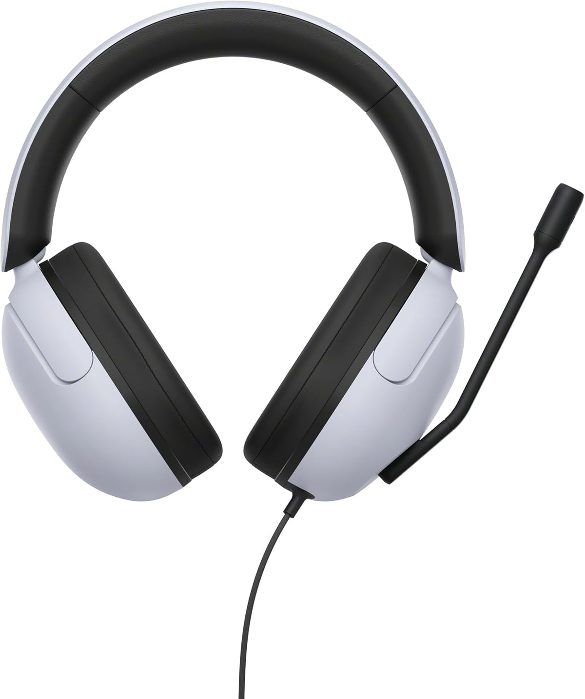 Sony INZONE H3 Wired Gaming Headset - White - front angled view