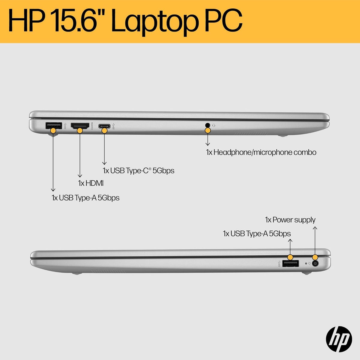 HP 15.6" AMD Ryzen 7 5825U Processor | BQ7X8EA#ABU