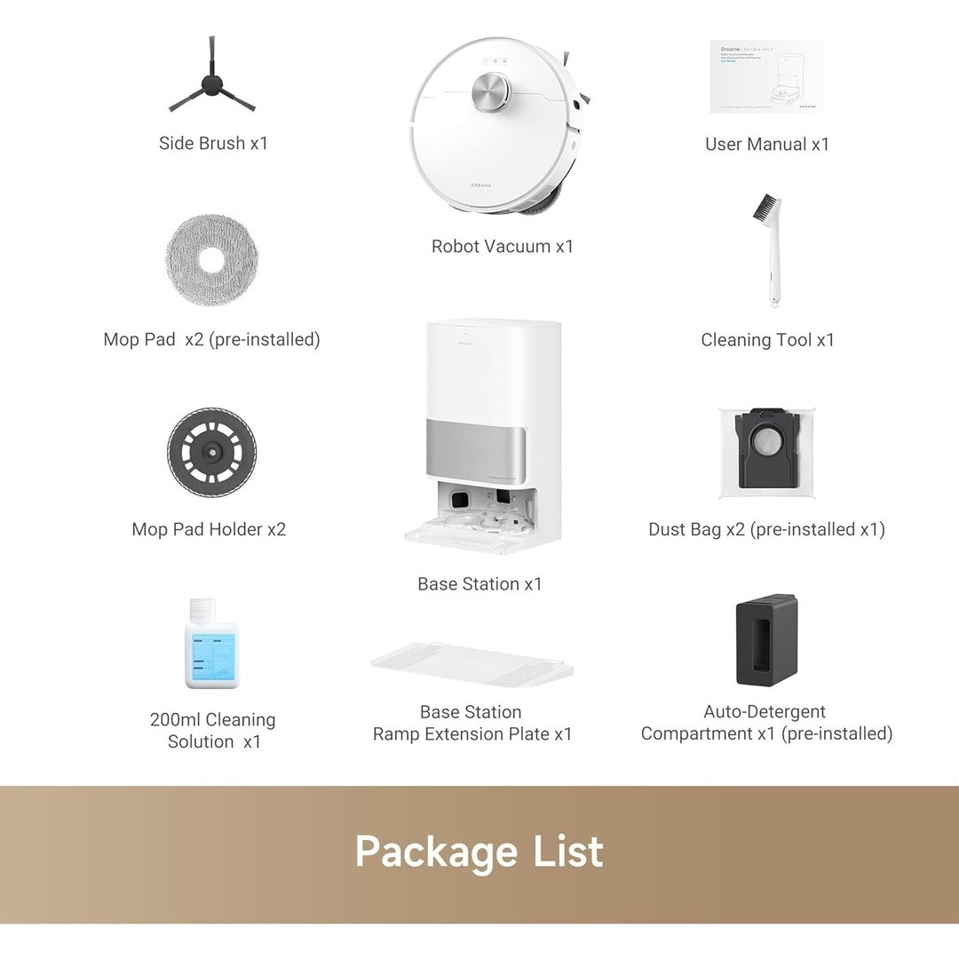 Dreame L10s Ultra Gen 2 Robot Vacuum and Mop, 10,000Pa Suction | RLL32SE Dreame Robot Vacuum Euronics Ireland