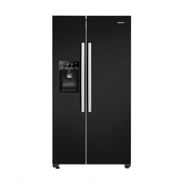 Hisense Freestanding Side by Side Fridge Freezer | RS694N4IBE Hisense American Fridge Freezer Euronics Ireland