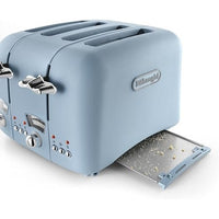De'Longhi Argento Flora 4-Slice Toaster | CT04.AZ