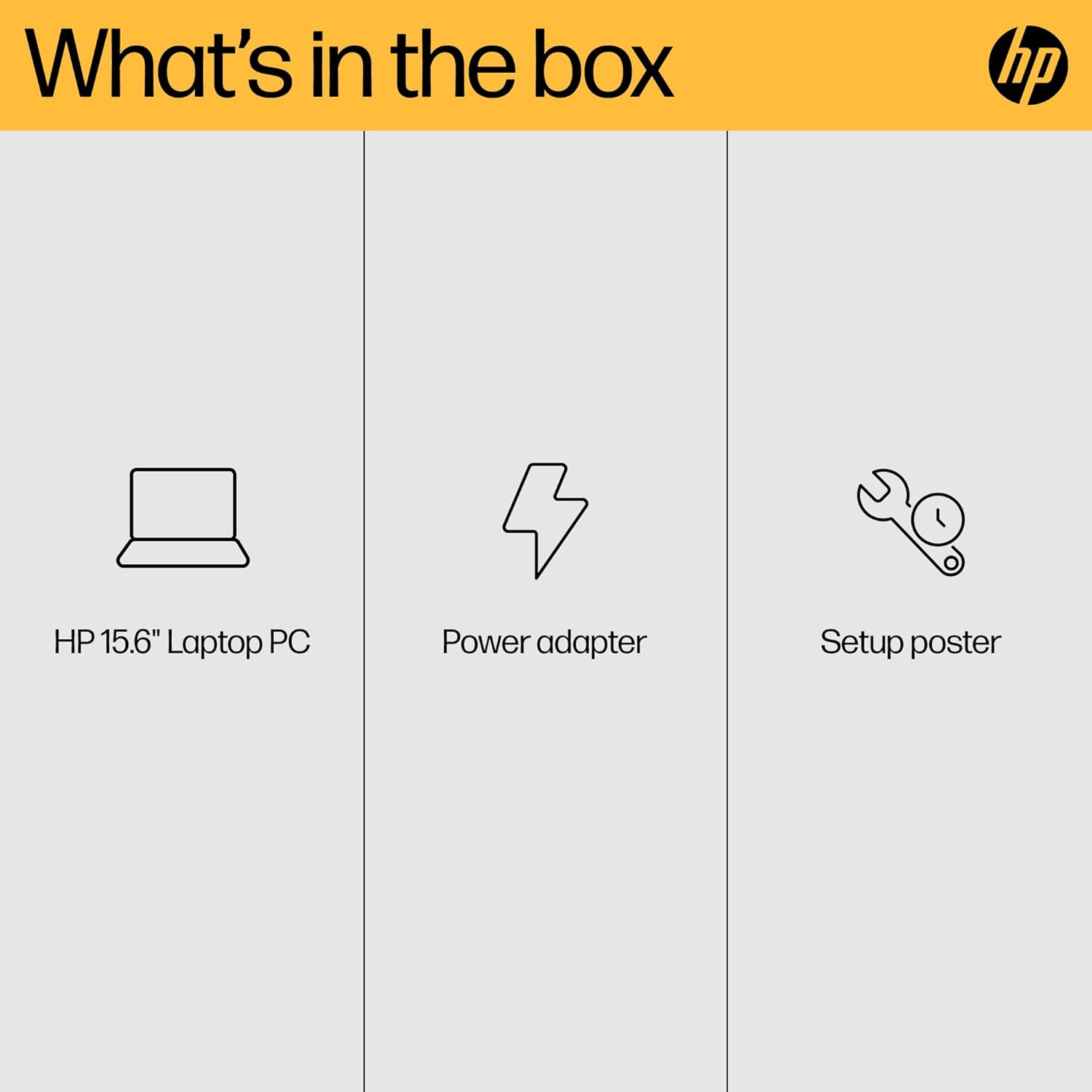HP AMD Ryzen 3 7320U 8GB 256GB SSD 15.6" Full HD Laptop Windows 11 Home | BM2U1EA