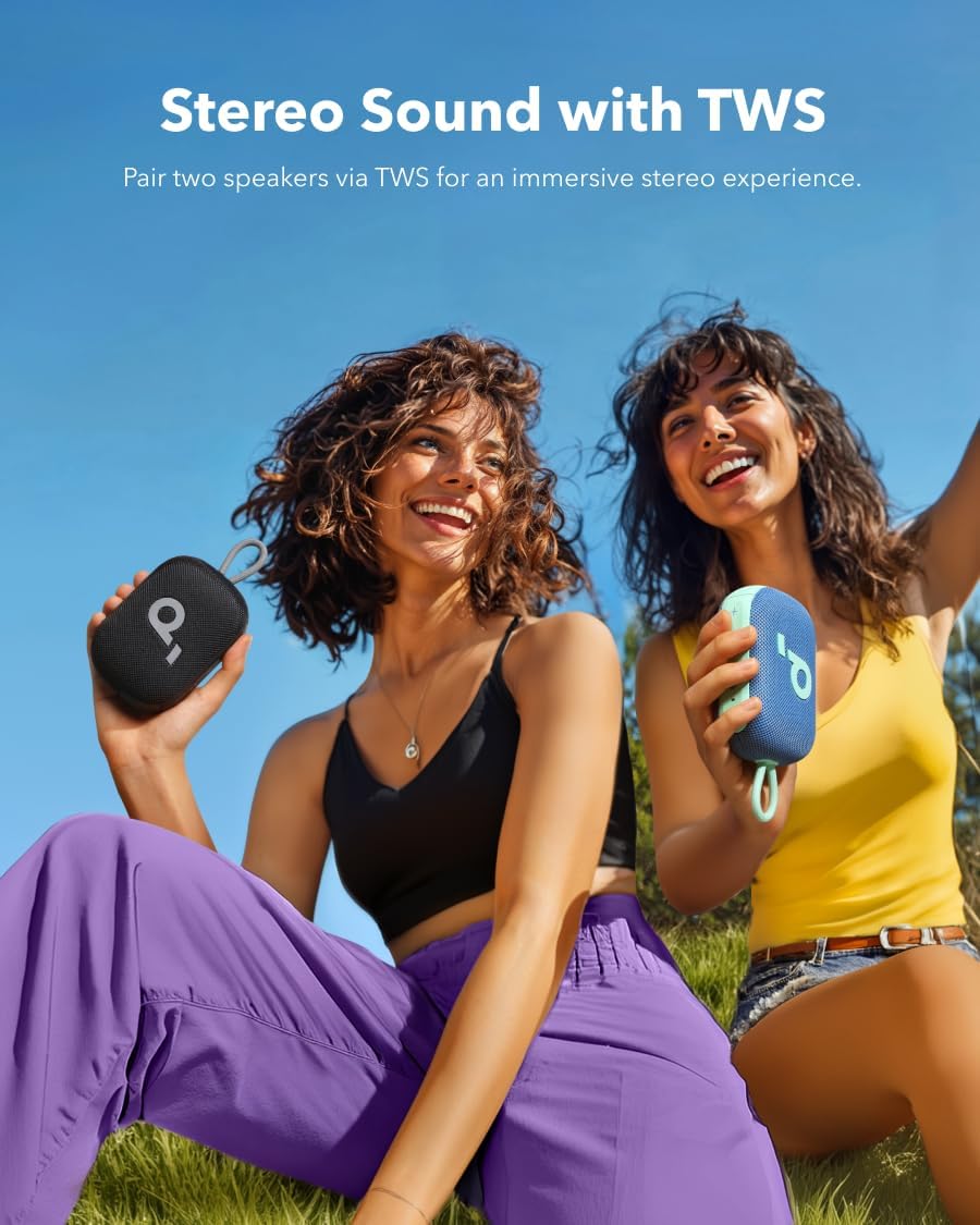 soundcore Select 4 Go Bluetooth Speaker, Black/Golden - official product image
