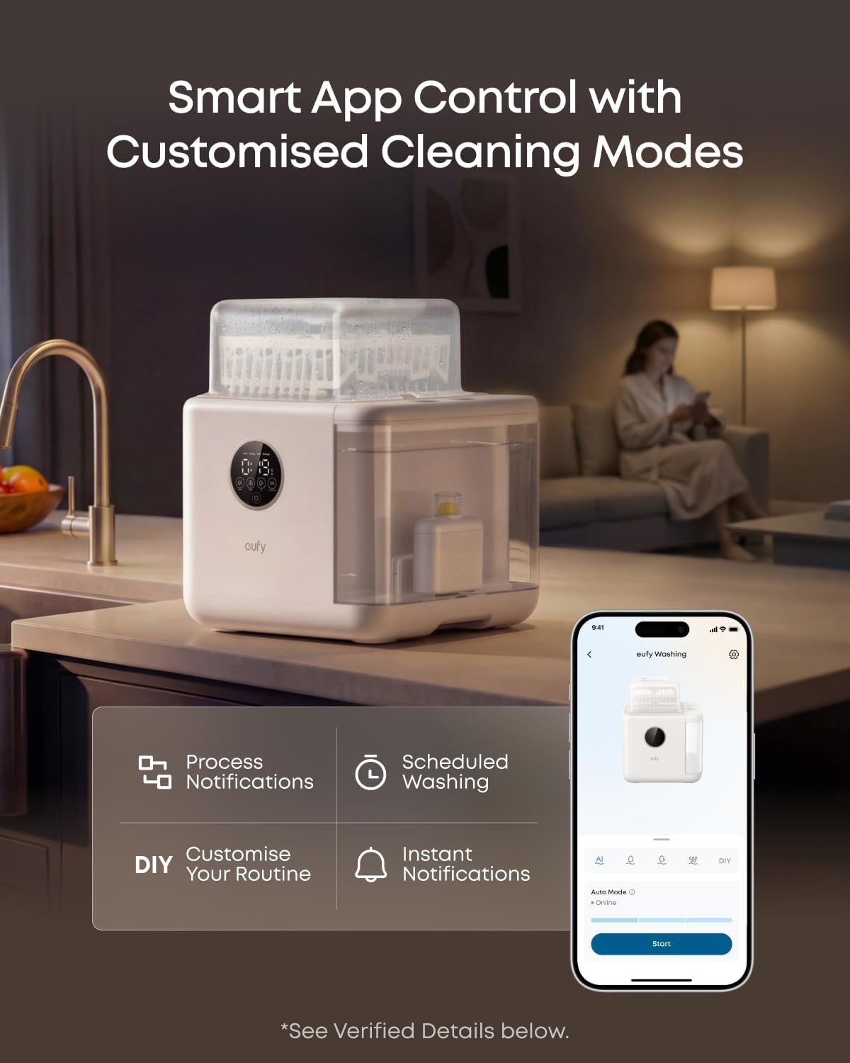eufy Bottle Washer S1 Pro, White - official product image