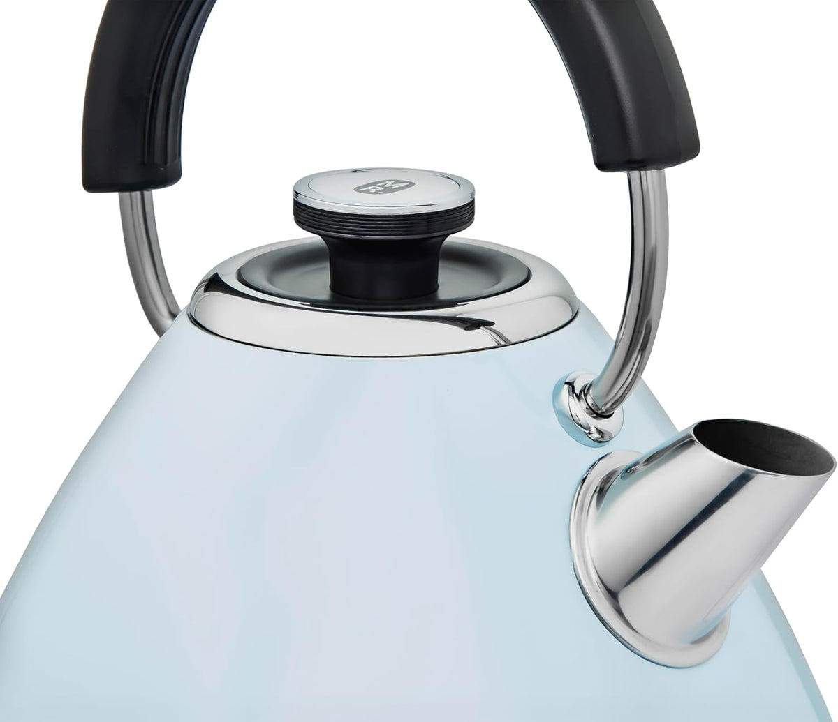 Morphy Richards Venture 1.5L Blue Pyramid Kettle - Duck Egg | 100136