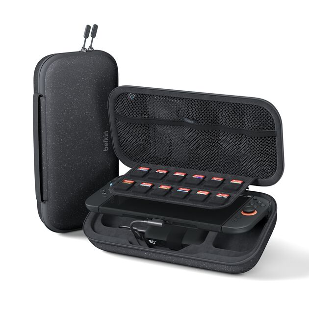 Belkin Gaming Charging Case for Nintendo Switch 2 with 10K Power Bank Charcoal product image