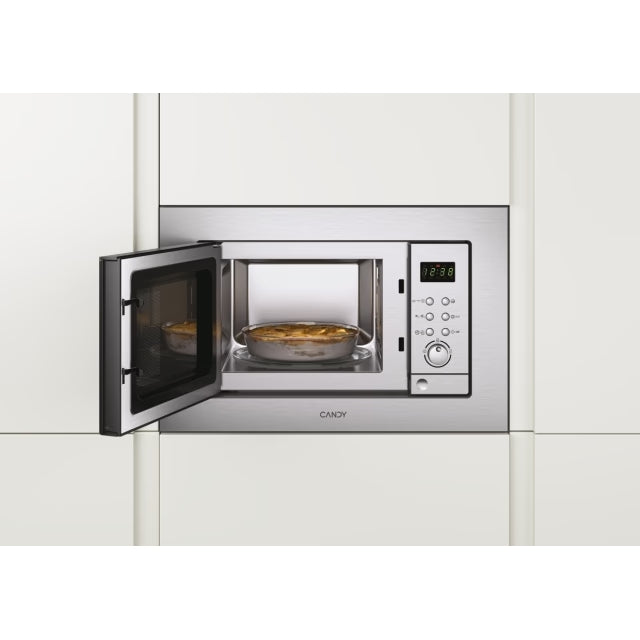 Candy Built-In Microwave with Grill - Stainless Steel | MICG201BUK
