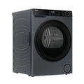 Haier X Series 5 9kg Heat Pump Tumble Dryer - Graphite - angled view, left