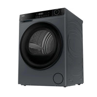 Haier X Series 5 9kg Heat Pump Tumble Dryer - Graphite - angled view, right