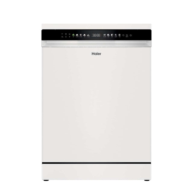 Haier I-Pro Shine Series 3 Freestanding Dishwasher 60cm - White - front view