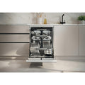 Haier I-Pro Shine Series 3 Freestanding Dishwasher 60cm - White - kitchen setting, door open