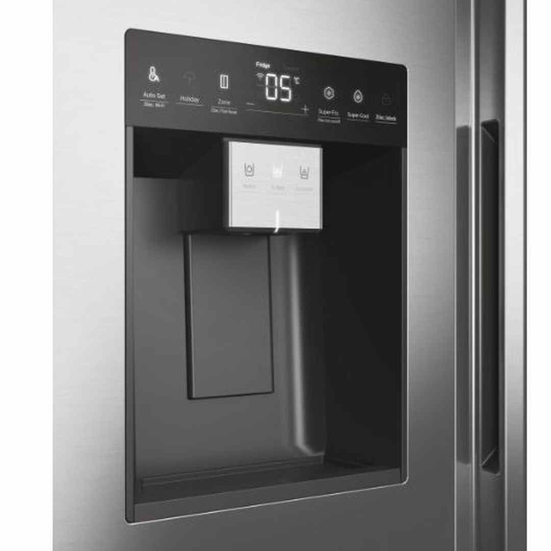 Haier SBS 90 Series 5 American Style Fridge Freezer | HSW59F18DIMM Haier Fridge Freezer Euronics Ireland