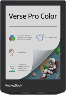 PocketBook Verse Pro Color - 6" E Ink Kaleido 3 Colour E-Reader | 253-PB634K3-1-WW
