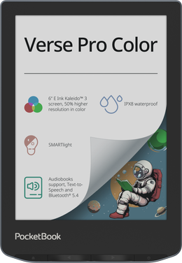 PocketBook Verse Pro Color - 6" E Ink Kaleido 3 Colour E-Reader | 253-PB634K3-1-WW