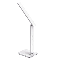 Groov-e Ares LED Desk Lamp with Wireless Charging and Clock White - official product image