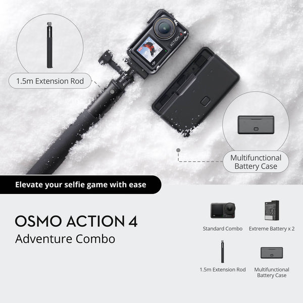 DJI Osmo Action 4 Adventure Combo | CP.OS.00000270.01