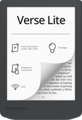 PocketBook Verse Lite - 6" E Ink Carta E-Reader - Midnight Grey | 253-PB619-T-WW