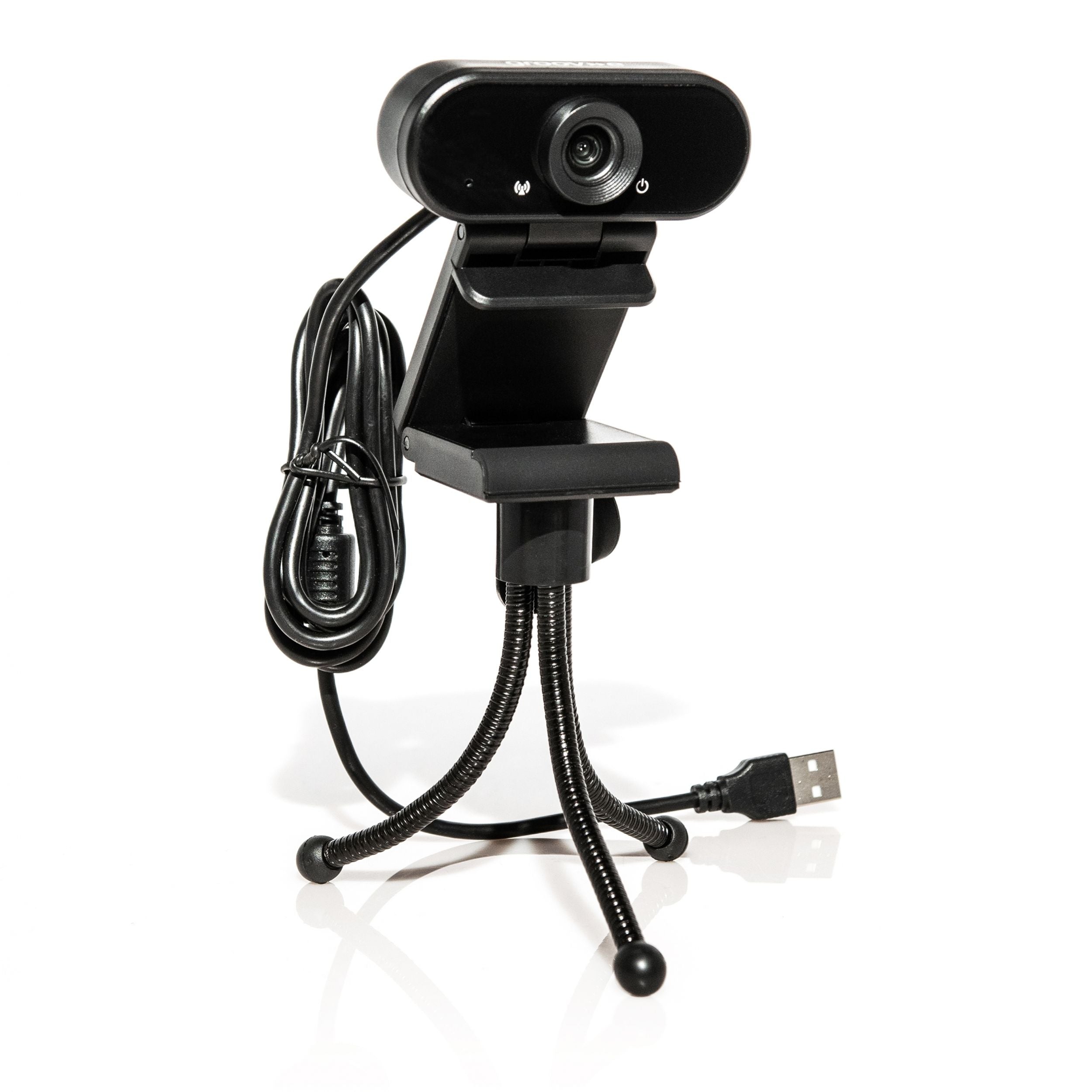 Groov-e 1080p Webcam with Privacy Cover Black - official product image