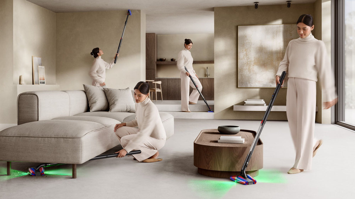 Dyson PencilVac Fluffycones Cordless Vacuum Cleaner - Matte Black - whole-home cleaning