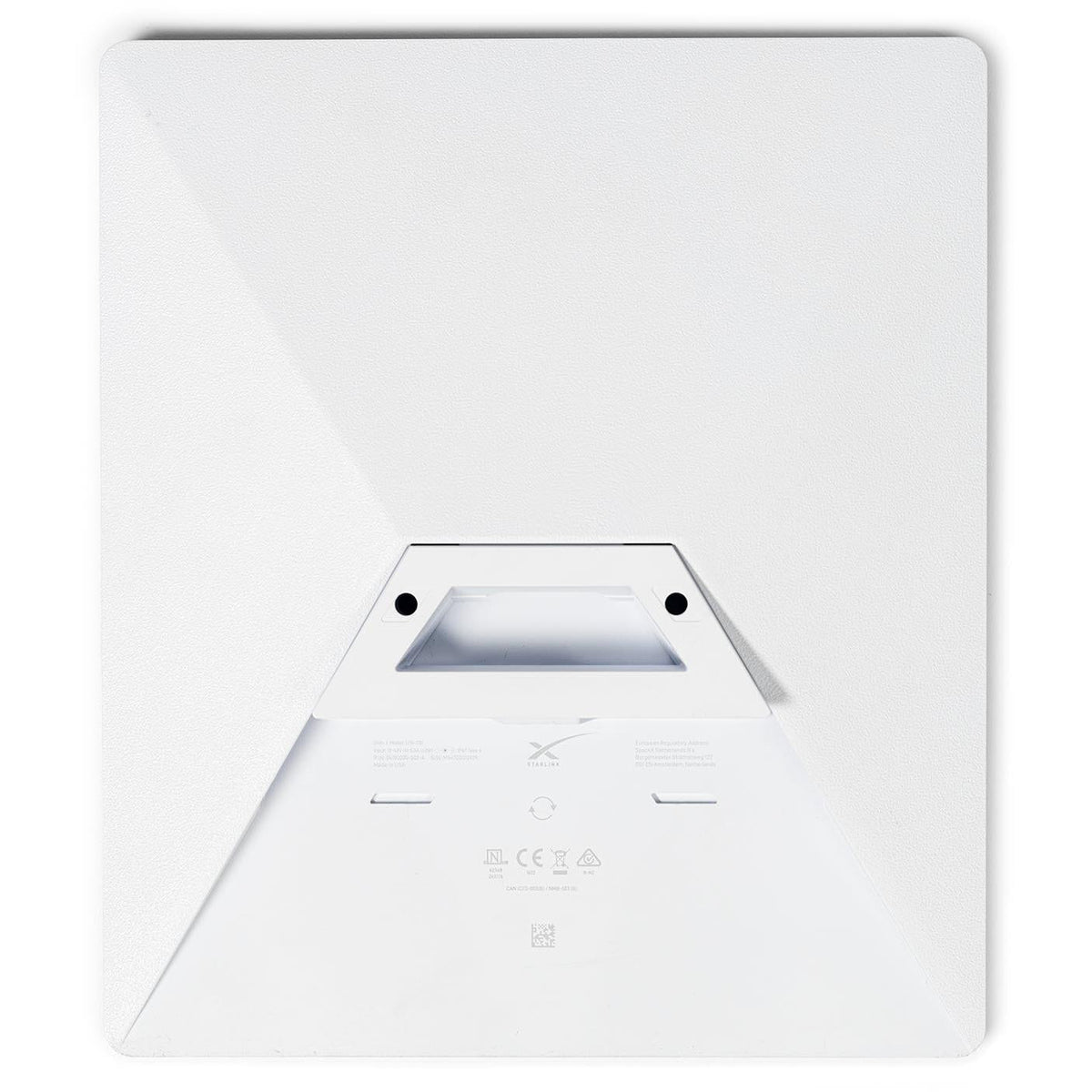 Starlink Mini Satellite Antenna & WiFi Router Kit - White - back of the antenna