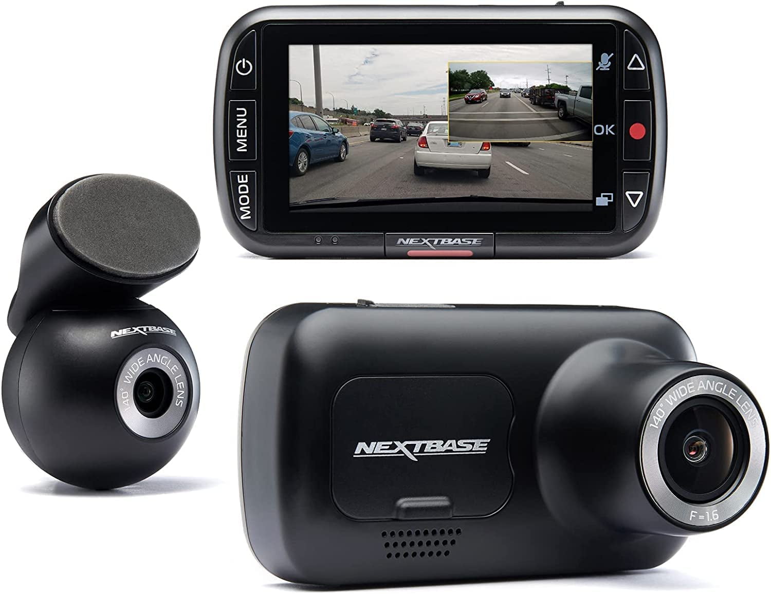 Nextbase 222XR dash cam and rear camera bundle