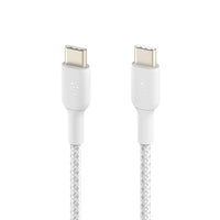 Belkin BoostCharge Braided USB-C to USB-C Cable 60W 1m White product image