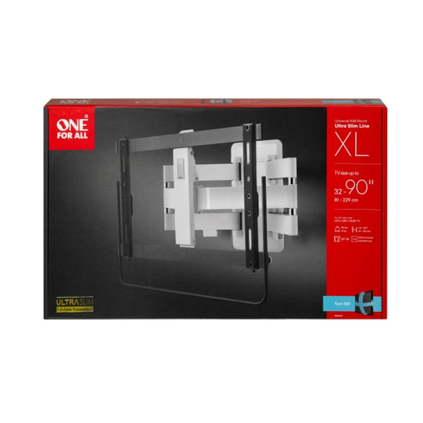 EA Accessories One For All Ultra Slim XL Wall Mount, 32-90" TVs, Tilt & Turn 120 – view 2
