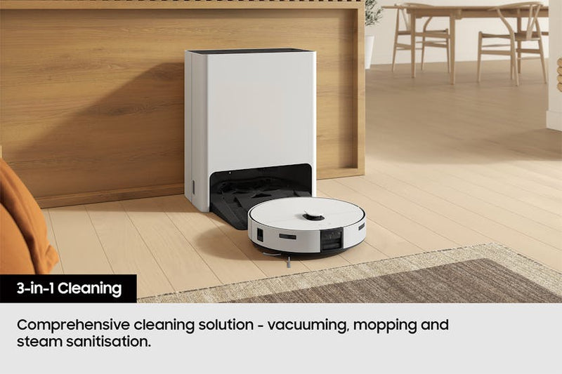 Samsung Bespoke Jet Bot Combo™ AI+ 3-in-1 Cleaning Robot Vacuum Cleaner | VR7MD97714G/EU