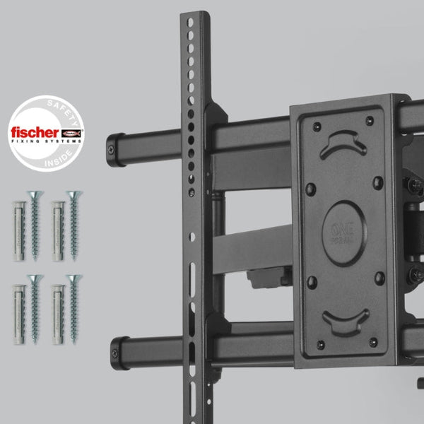 One For All Full-Motion Wall Mount – 32-100", 30° Tilt & 120° Turn