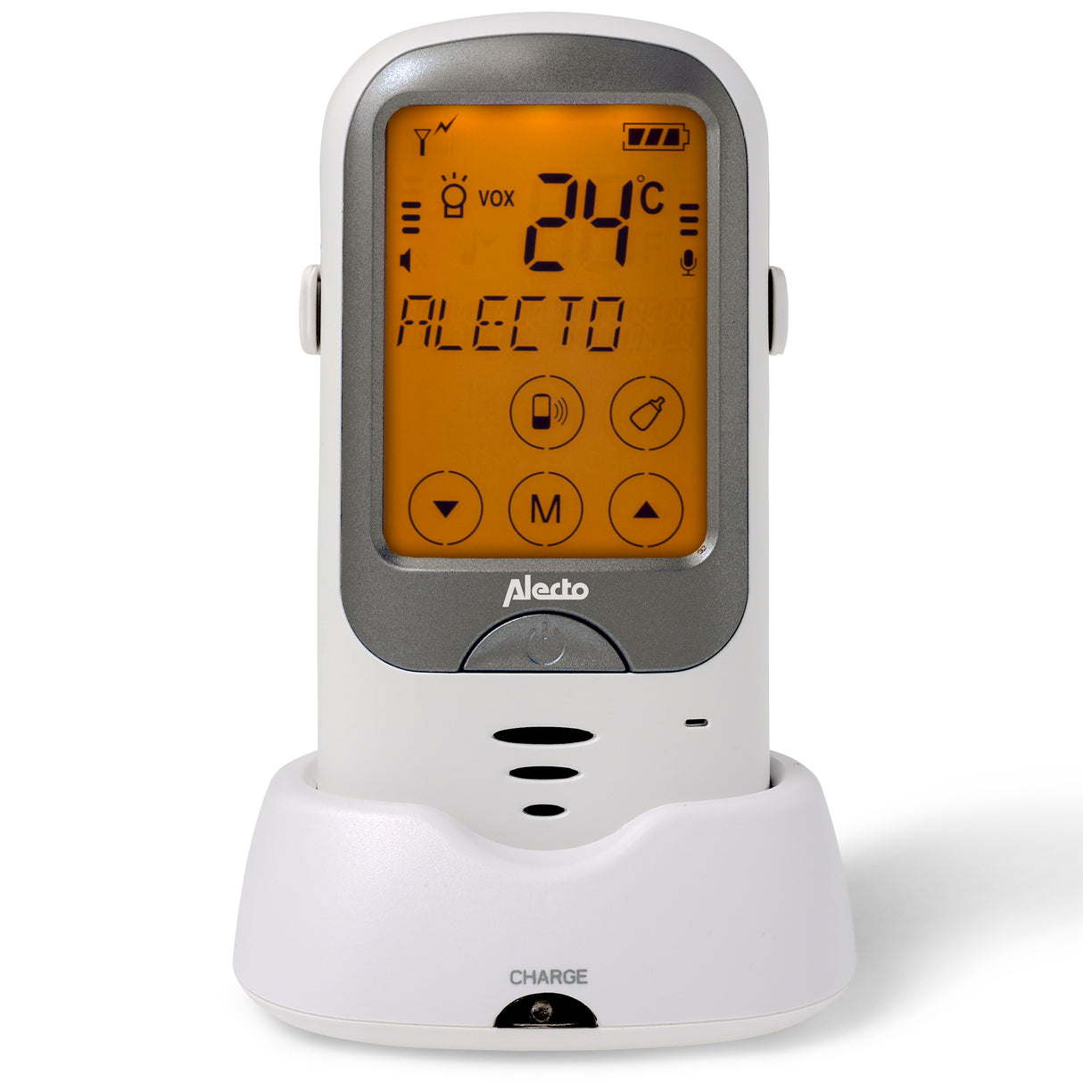 Alecto DBX-68 White/Anthracite audio baby monitor product image 2