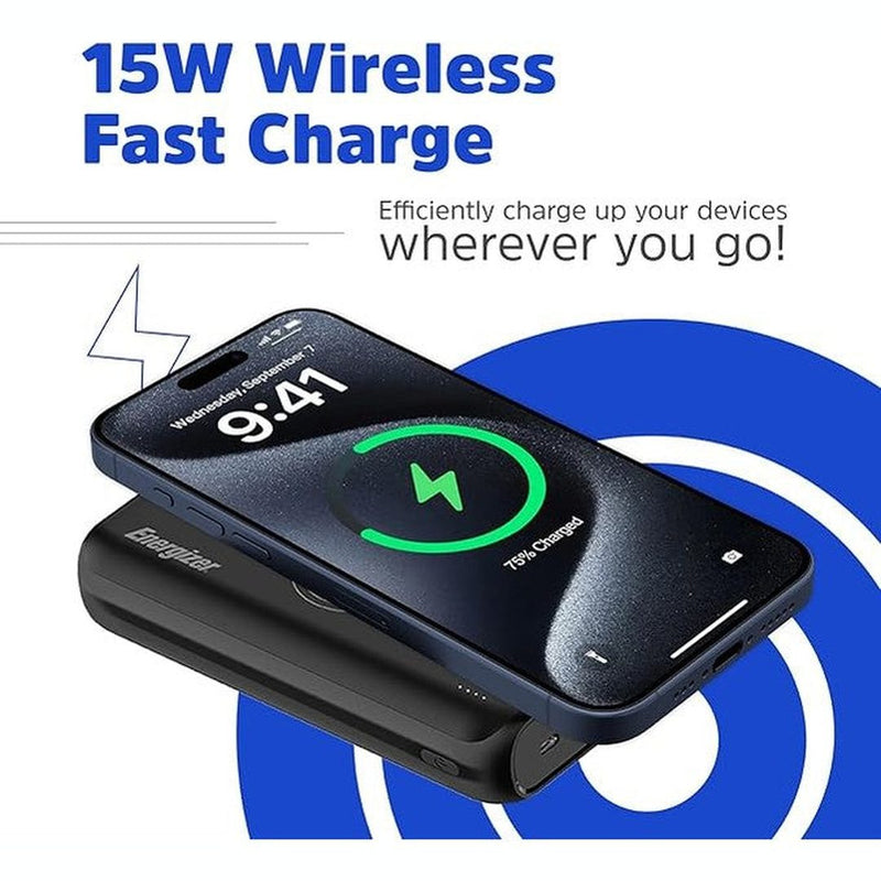 Energizer 20,000mAh Wireless Power Bank | QE20009PQ Energizer Powerbank Euronics Ireland
