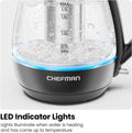 Chefman Fast-Boil 1.7L Electric Kettle with Tea Infuser | RJ11-17-GMRL-TI