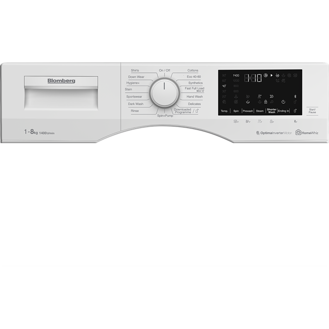 Blomberg 8kg A Rated 1400rpm Washing Machine | LWF184610W