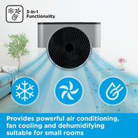 BLACK+DECKER 5,000 BTU Smart Portable Air Conditioner | BXAC40032GB