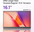 ARZOPA Z1C 16.1" FHD Portable Monitor with Built-in Kickstand | Z1C