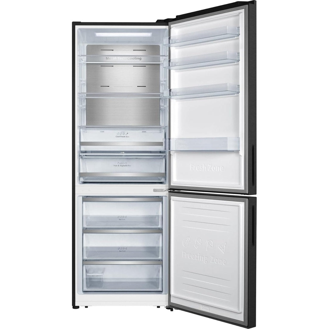 Hisense 60/40 Fridge Freezer - Black | RB645N4BFE Hisense Fridge Freezer Euronics Ireland