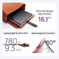 ARZOPA Z1C 16.1" FHD Portable Monitor with Built-in Kickstand | Z1C