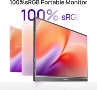 ARZOPA Z1C 16.1" FHD Portable Monitor with Built-in Kickstand | Z1C