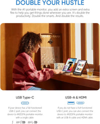 Arzopa A1T 15.6" Portable Full HD IPS Monitor | A1T